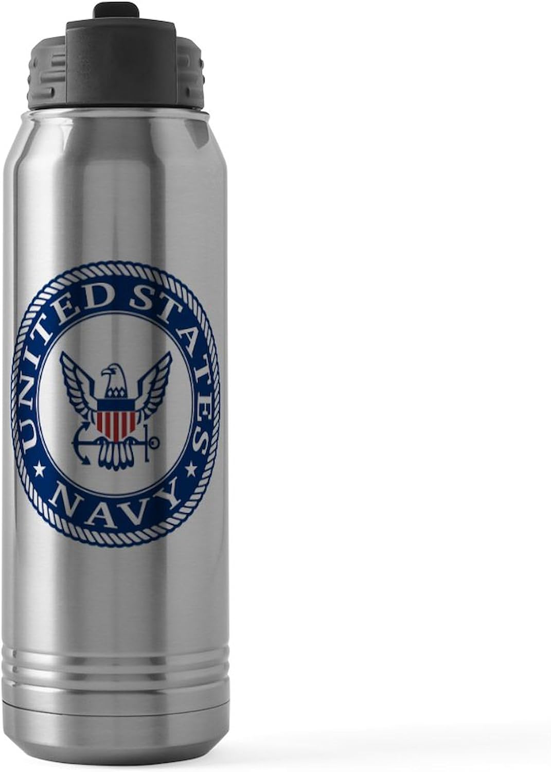 CafePress U.S. Navy Seal Blue 30 Oz Stainless Steel Water Bottle 30 oz (887 ml) Stainless Steel Water Bottle