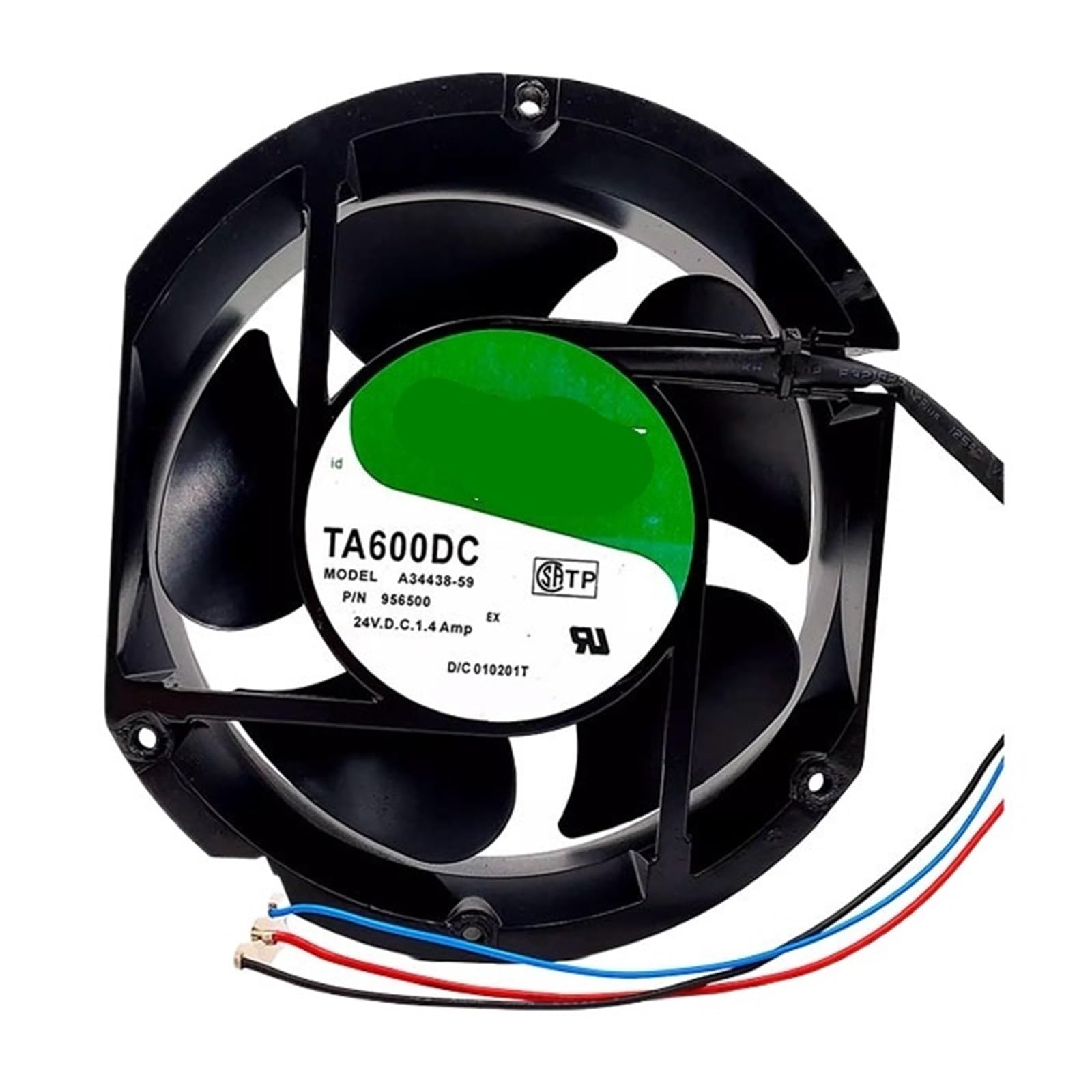 Ventilateur TA600DC 24V à haut flux d'air pour armoire électrique