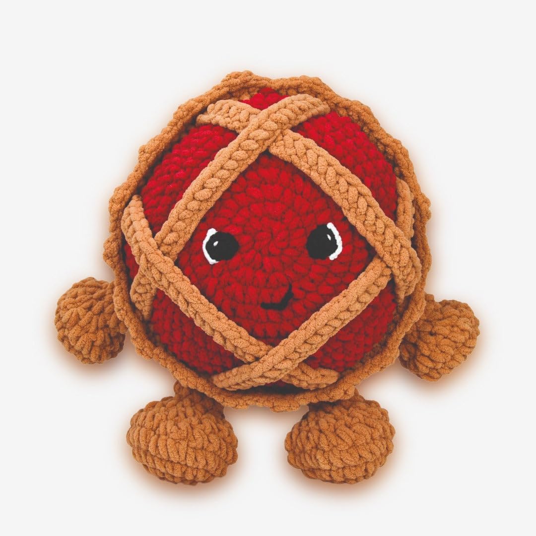 Knitty Critters - Fabulous Baker Gang - Cherry Pie| Cuddly DIY amigurumi Crochet kit