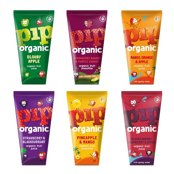Buy Pip Organic Kids Carton Variety Pack Organic Fruit Juice 1 of Your 5 a Day Recyclable