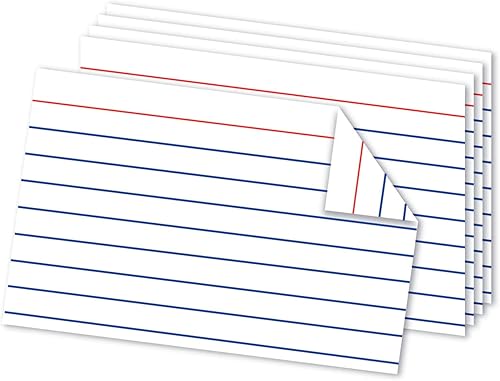 Office Depot Tarjetas de índice de doble cara, 4in. x 6in., blanco, paquete de 100, OD63525