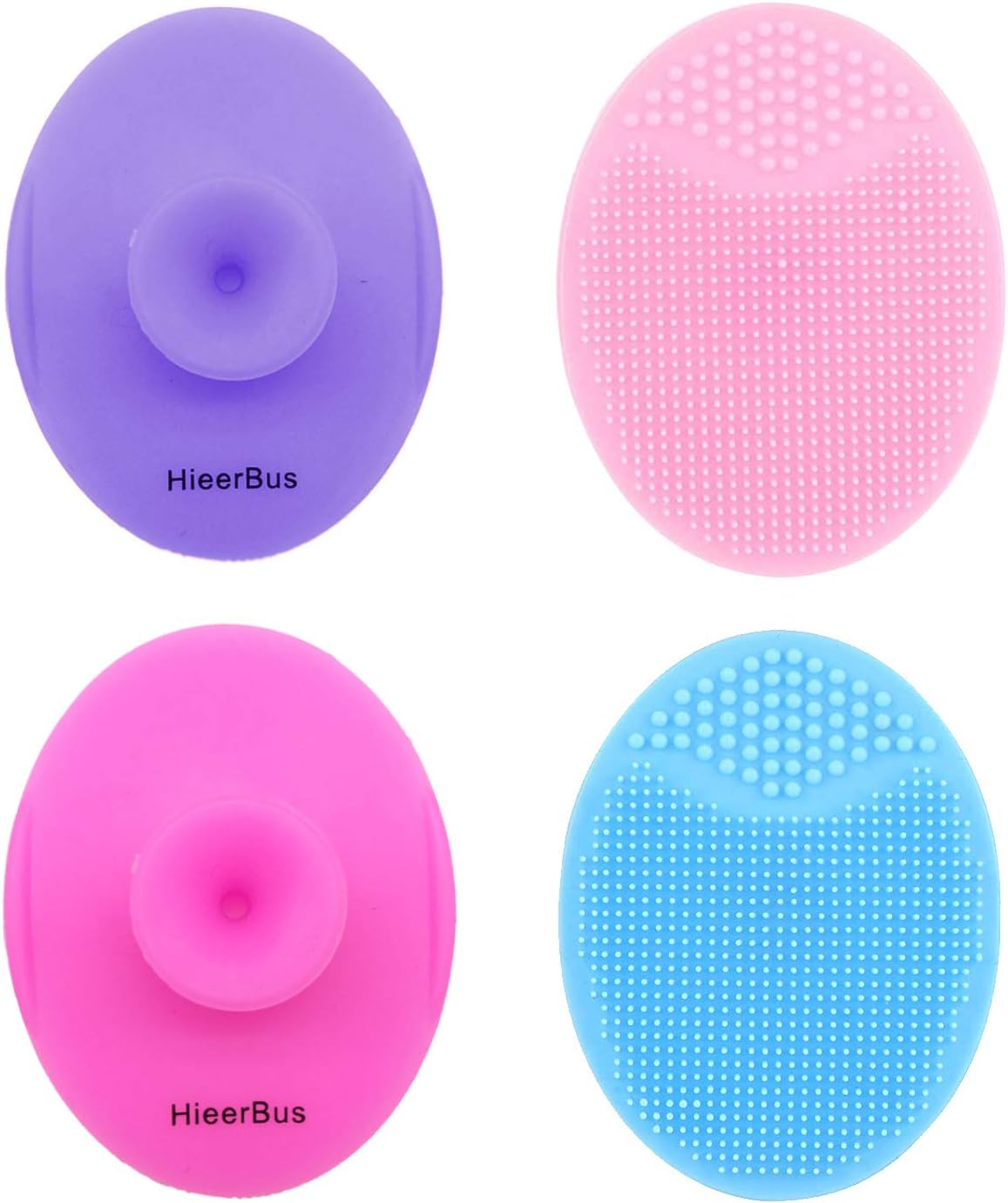 Soft Silicone Face Scrubber,Facial Cleansing Brush,Facial Exfoliation Scrub for Massage Pore Cleansing Blackhead Removing Deep Scrubbing for All Kinds of Skins