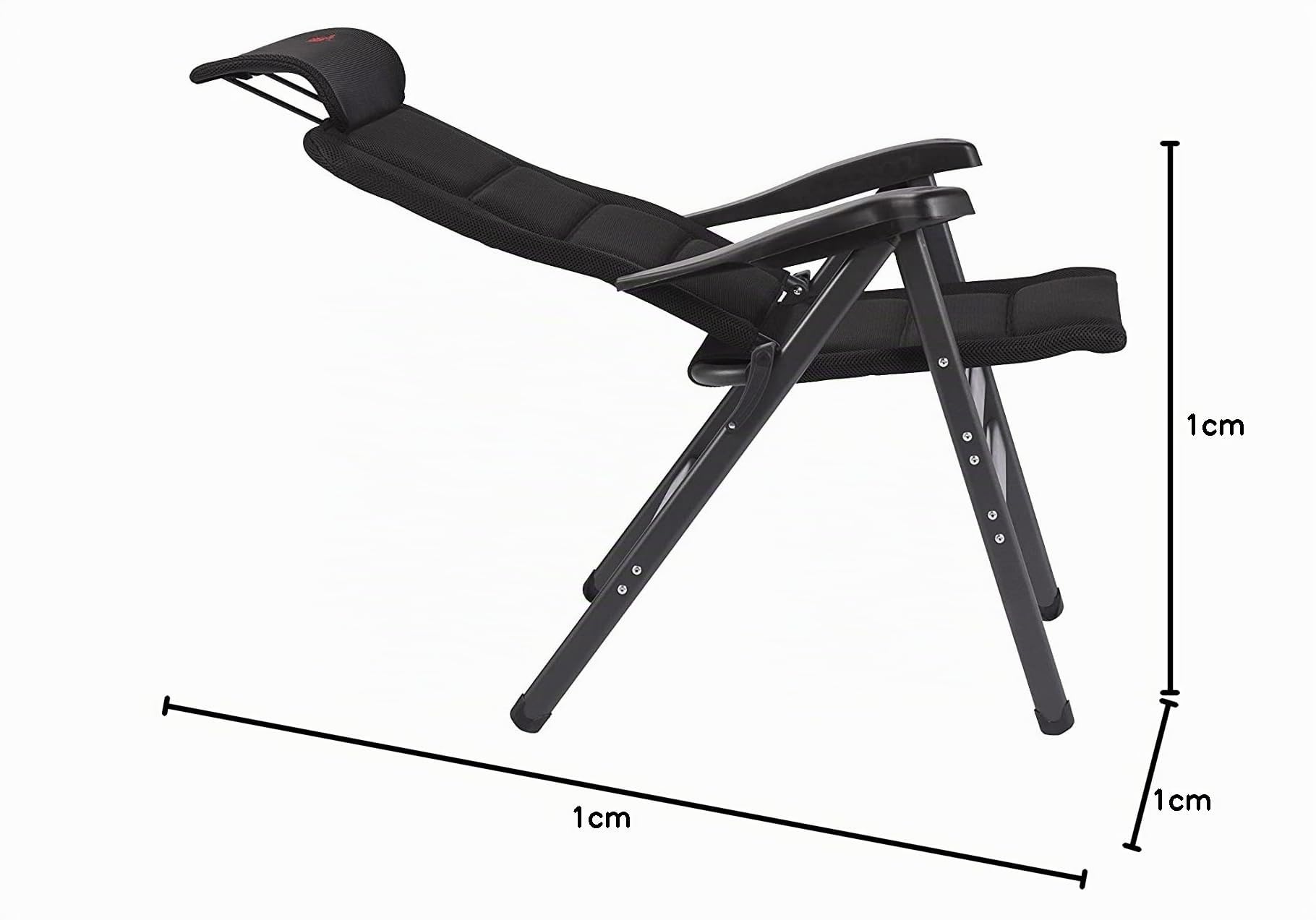 Crespo - Silla reclinable - AP/238 - Air-Deluxe - Compact - Negro