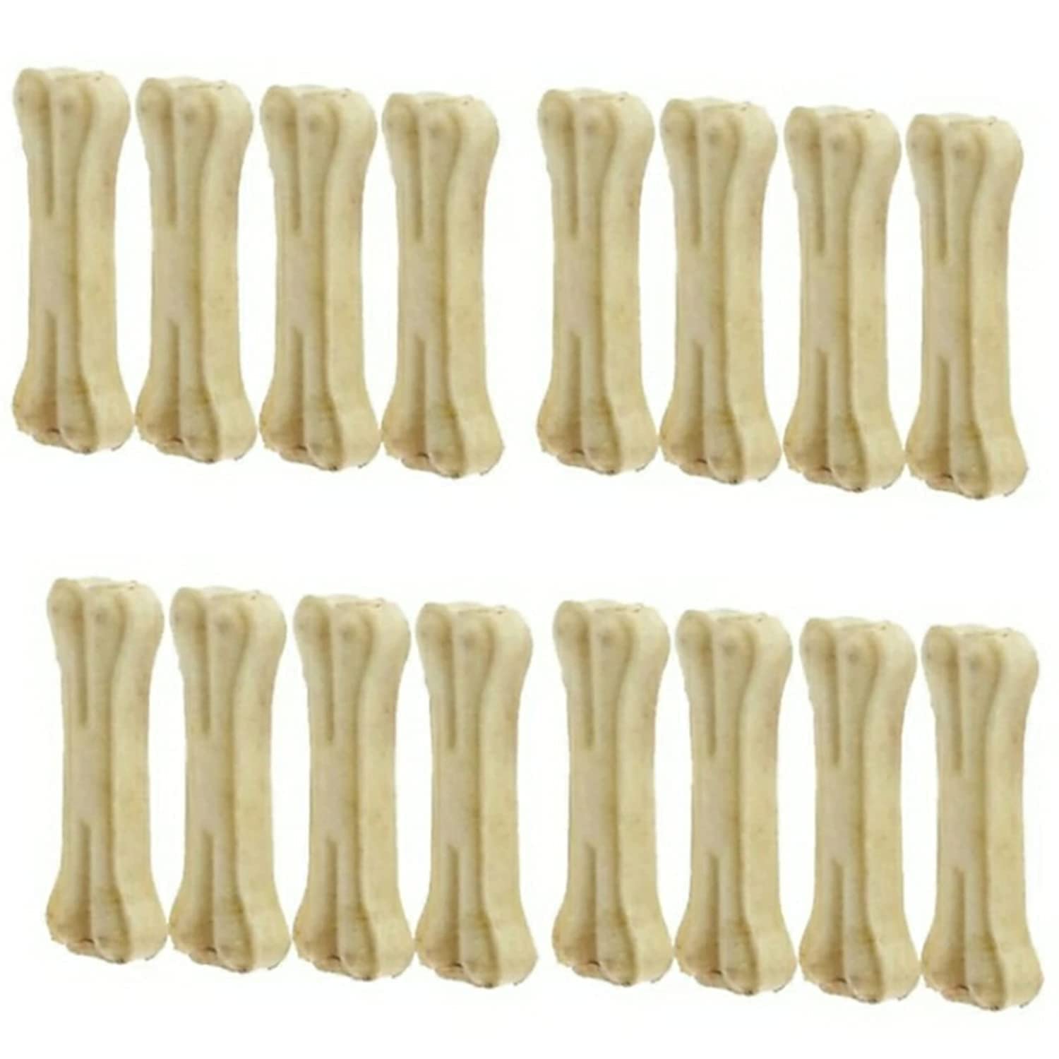 Woofy Digestible Calcium Dog Treat Chew Bones, Rawhide Pressed Dog Chew Bone (18 PCS, 4 INCH) (B09D8725X3) Amazon Price History, Amazon Price Tracker