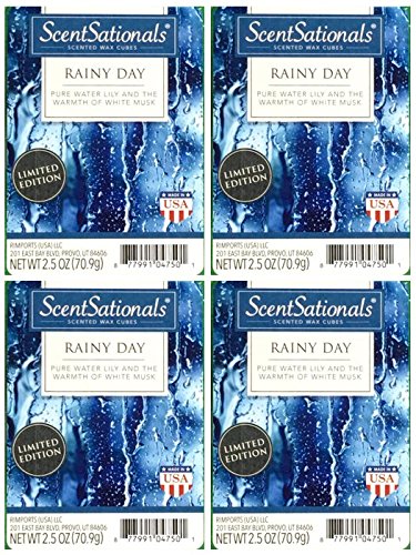 ScentsationalsRainy Day Wax Cubes - 4-Pack