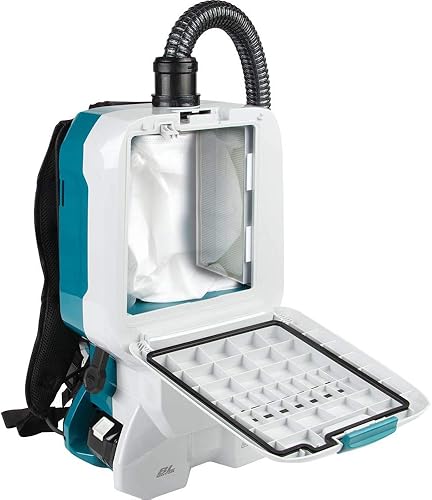 Miniatura 3 de Makita XCV17PG 18V X2 LXT Litio-Ion (36V), aspirador en seco con mochila sin escobillas y con filtro HEPA de 1.6 galones (6.0Ah)