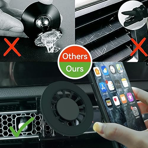 Miniatura 9 de BEERTE fits for Magsafe Car Mount for Honda Civic 2022-2024 20 Strong Magnets Magnetic Phone Holder for iPhone 15 14 13 12 MagSafe Case Car Air Vent