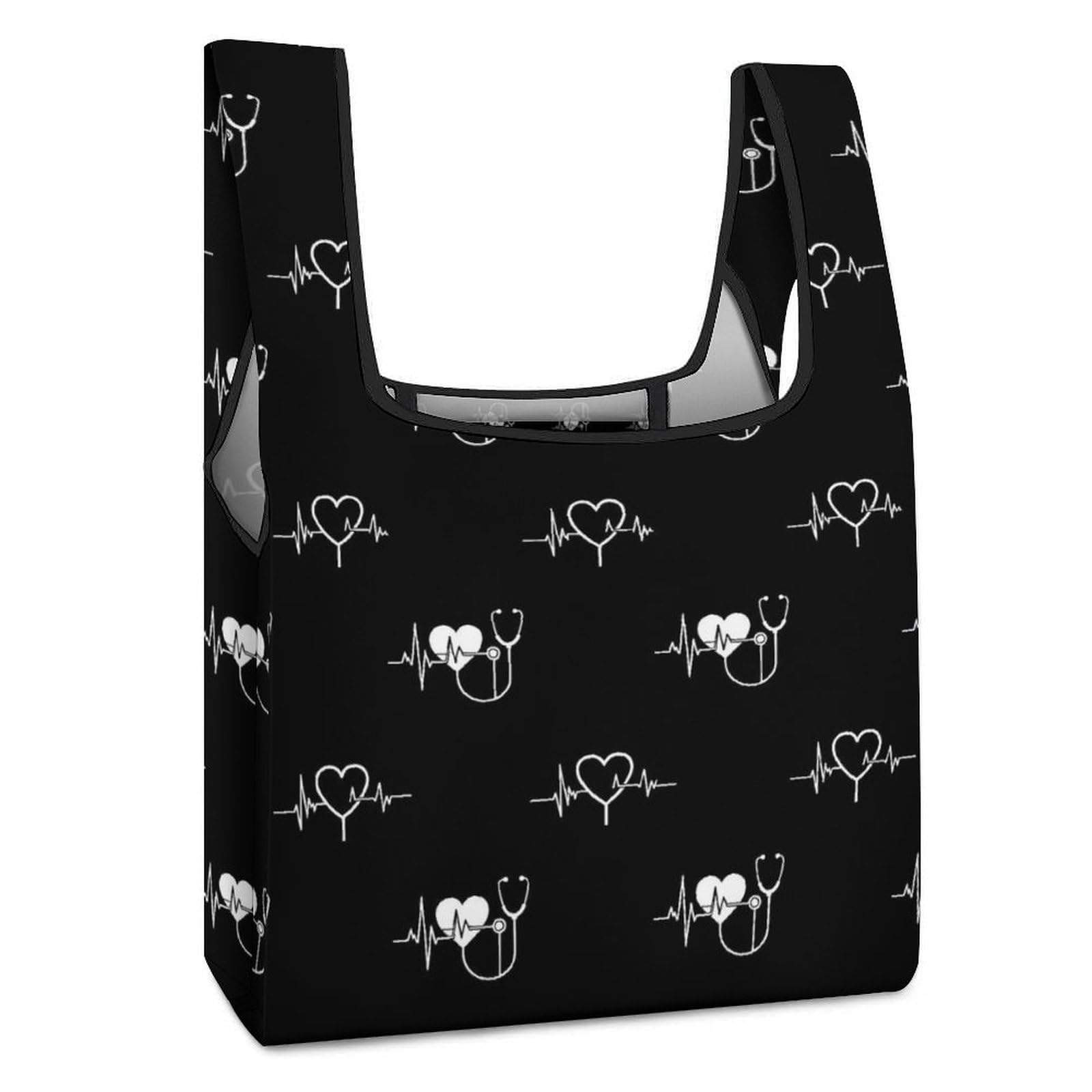 Reusable Shopping Bags Foldable Grocery Bag in Pocket Tote Bags for Shopping