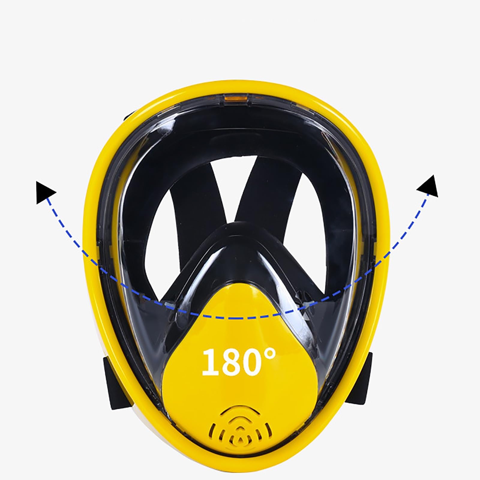 Máscaras de Buceo Máscara de Buceo Silicona for bucear, Gafas Completamente secas integradas para Uso Diario