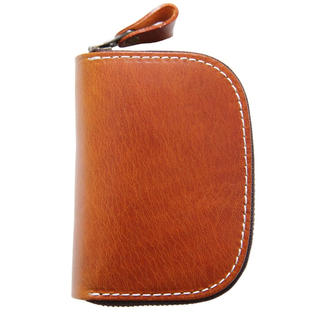 Handgefertigte Retro Leder Schlüsseltasche Herren Große Kapazität Aufbewahrung Zuhause Damen