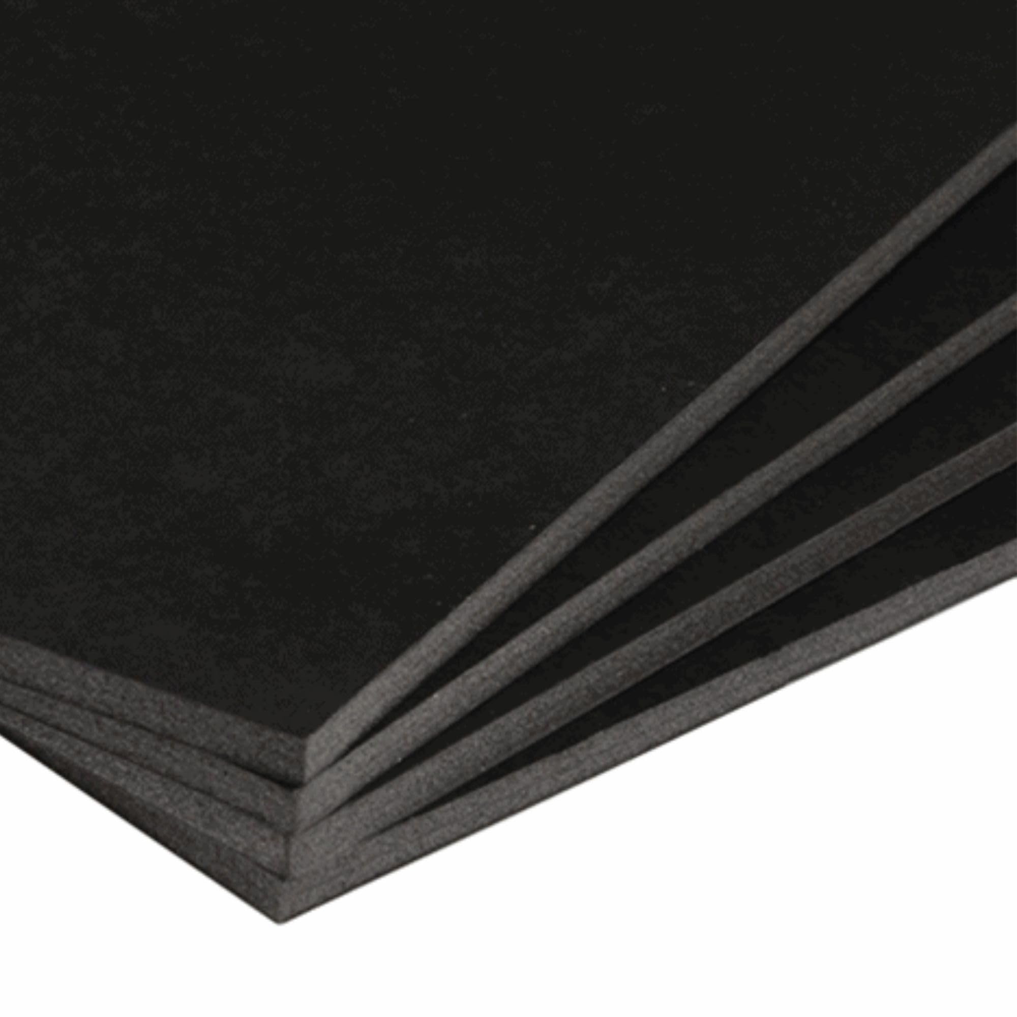 Foam Board 20 x 30 x 3/16" – 10 Pack – Thick Regular Black Foam Board – Rigid Lightweight Panel – Smooth Surface for Signs, Mounting &amp; Displays – Professional Graphic Arts &amp; Exhibit Board
