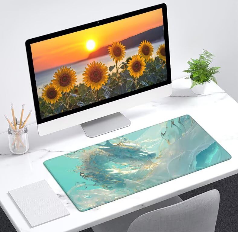 Tapete de escritorio 900x400mm para ratón y teclado con diseño de dragón 2