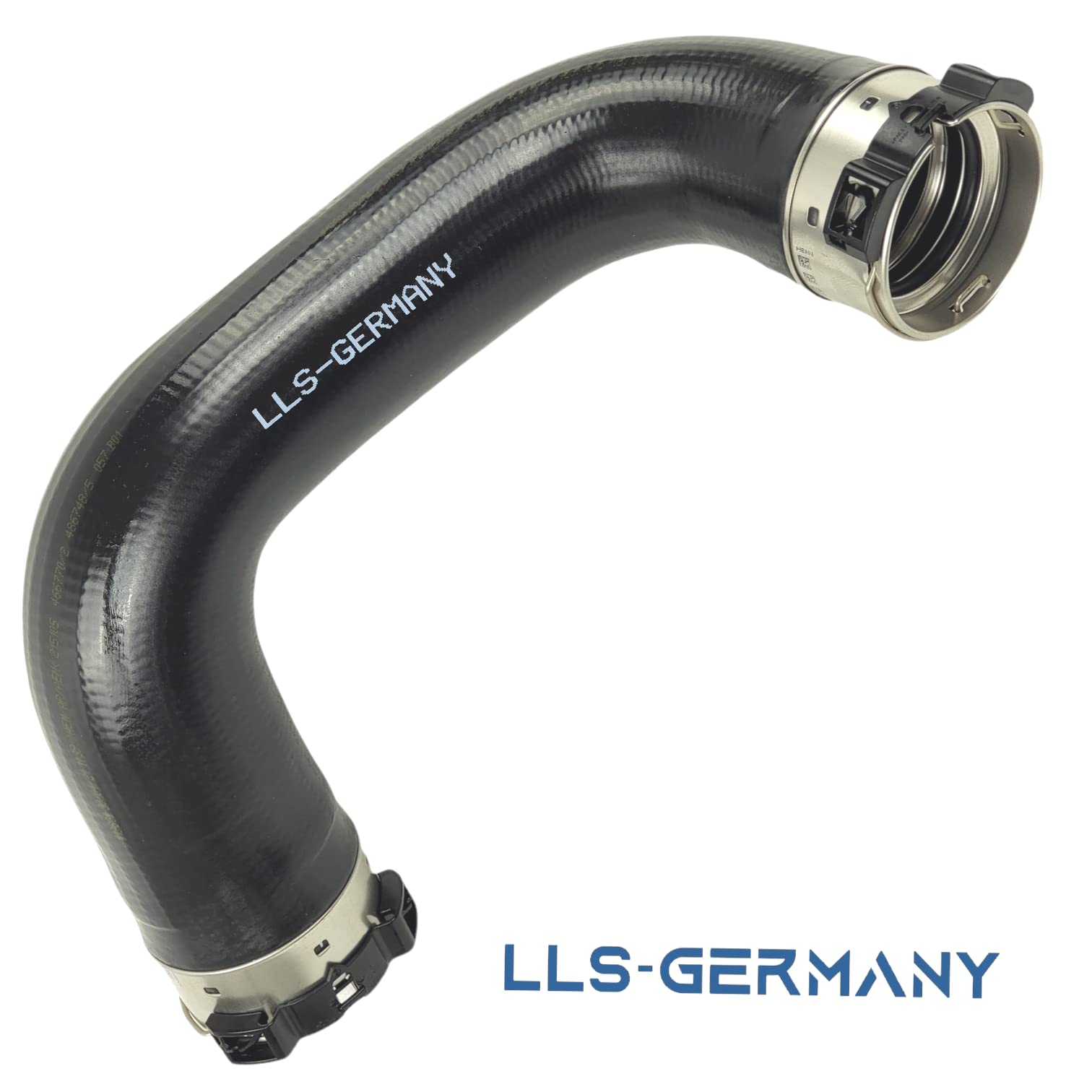 LLS-GERMANY Turboschlauch Ladeluftschlauch Kompatibel mit Nissan Navara D40 144635X00B 144635X02B