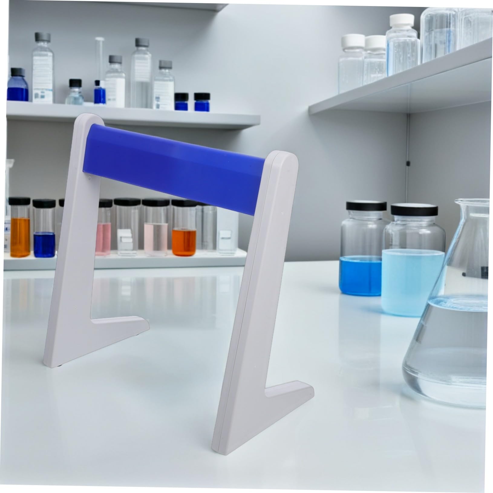 ERINGOGO Soporte para Pipetas de Plástico Compacto para Laboratorio Soporte para Múltiples Optimiza Espacio y Facilita Limpieza Laboratorio