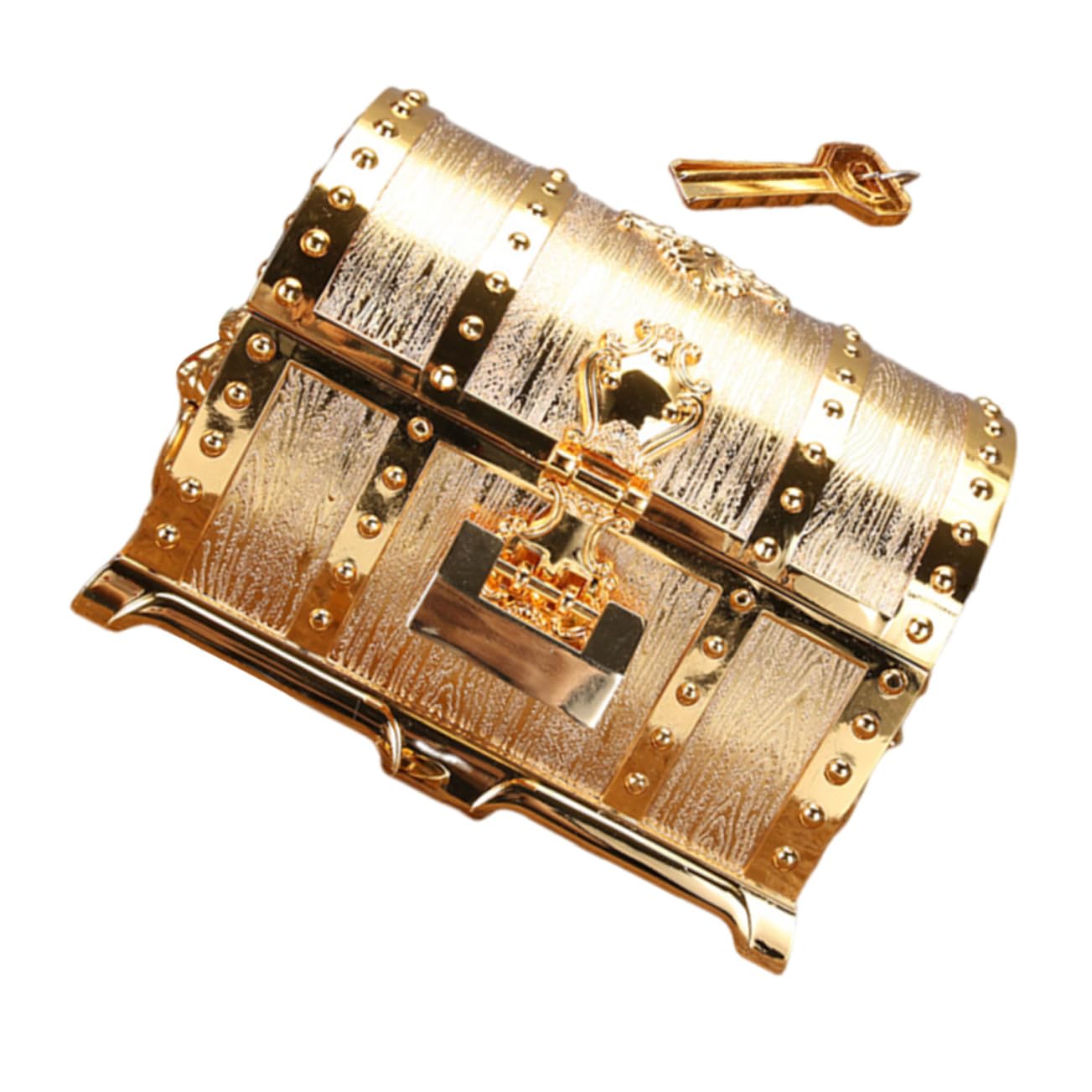 Coffret à bijoux vintage européen doté d'un grand double compartiment