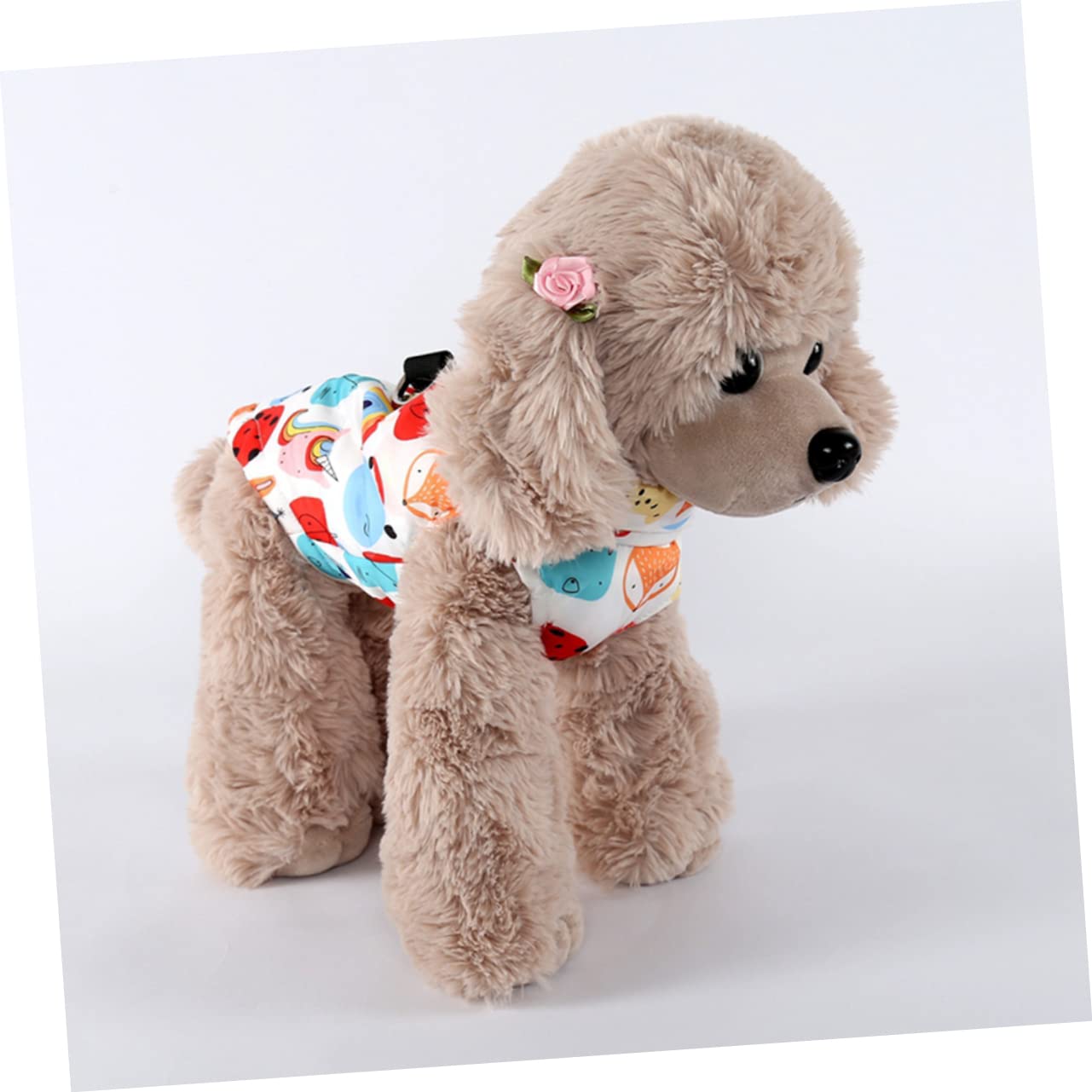 Angoily 3pezzi Cappotto per Cani con Stampa Animali Gilet per Cani di Taglia s Abbigliamento per Animali Domestici per Autunno Adatto per Passeggiate e attività all Aperto Design e Carino