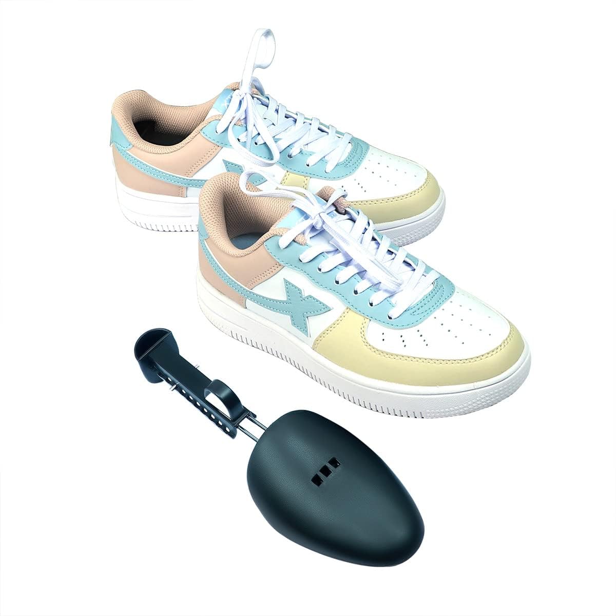2 Pairs Plastic Shoe Trees for Women (Black)