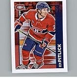 2023-24 Topps NHL Stickers #271 Rem Pitlick Montreal Canadiens Mini Thin NHL Sticker Card