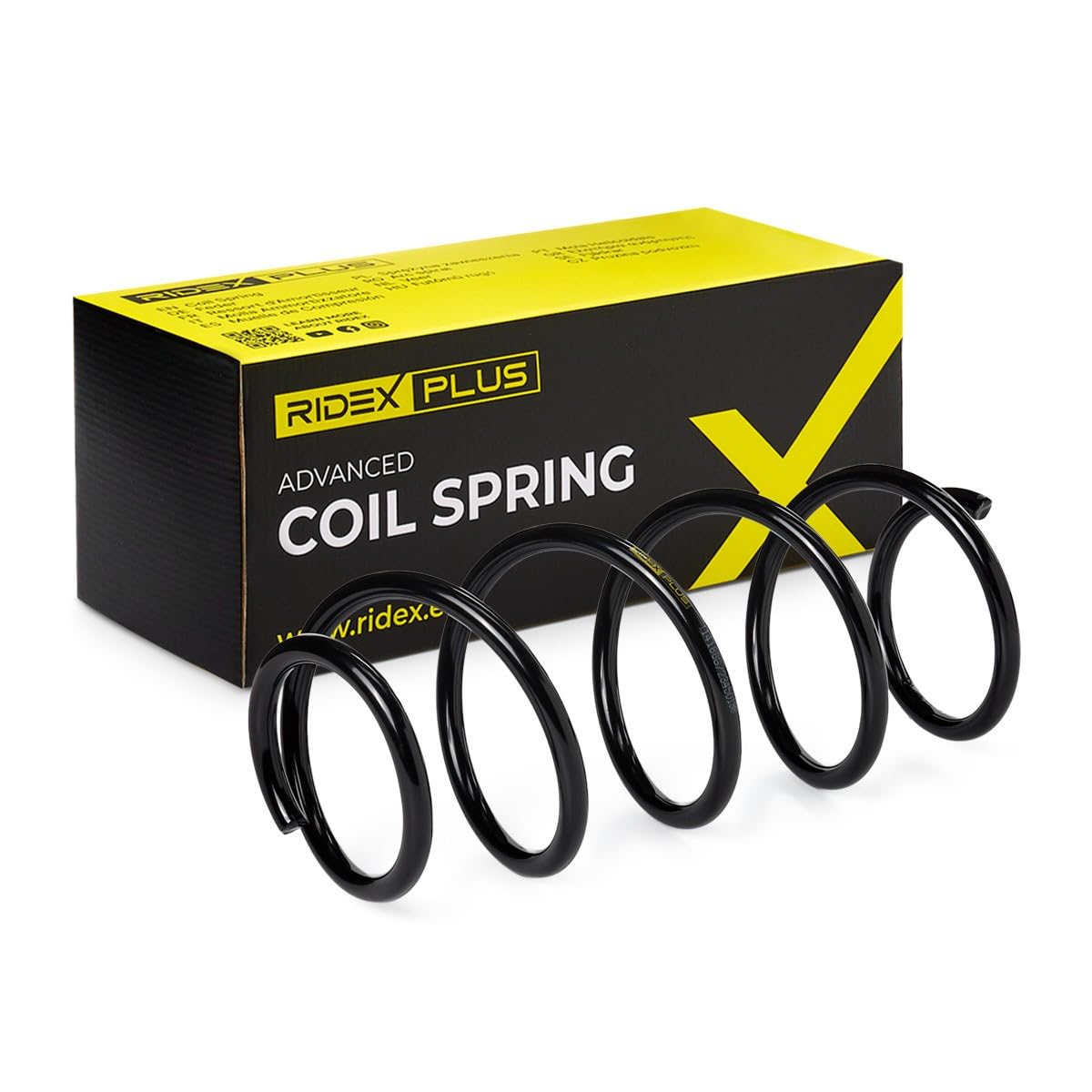 RIDEX PLUS 188C0293P 2x Muelle de suspensión Delantero Compatible con SKODA Fabia II Combi 545
