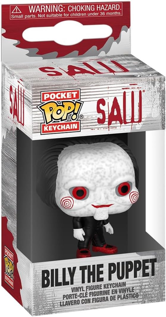 Funko Pop! Keychain: Saw - Billy Novelty Keyring - Collectable Mini Figure - Stocking Filler - Gift Idea - Official Merchandise - Movies Fans - Backpack Decor