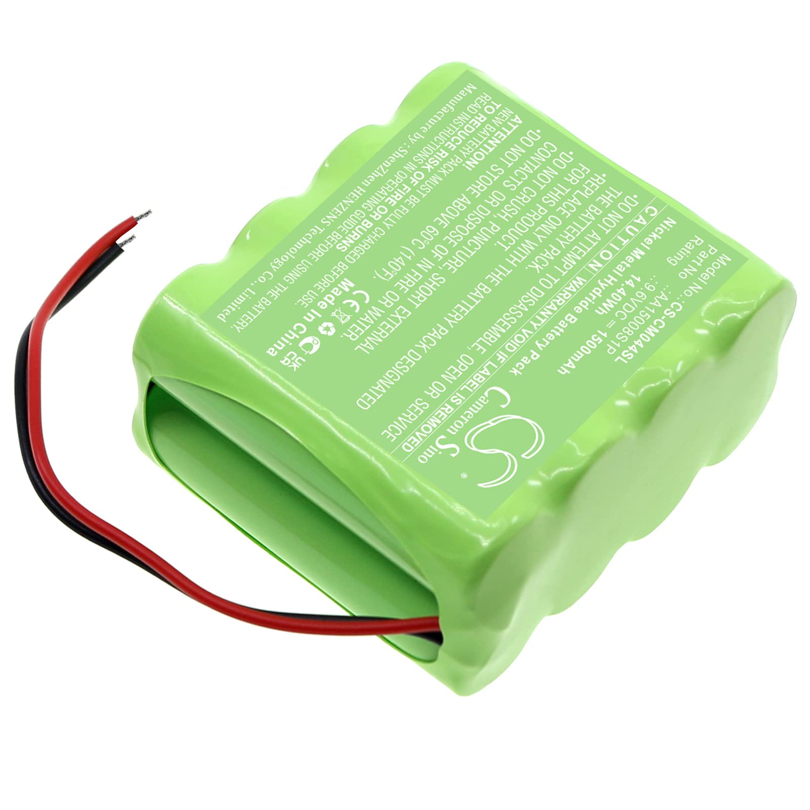 Batterie de rechange 1500 mAh pour batteries personnalisées, numéro de pièce : AA15008S1P