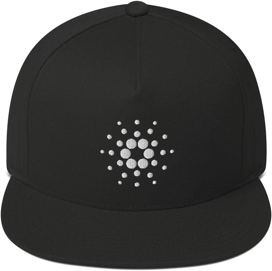 Hogue WS LLC Cardano Hat (Embroidered Flat Bill Snapback Cap) ADA Crypto