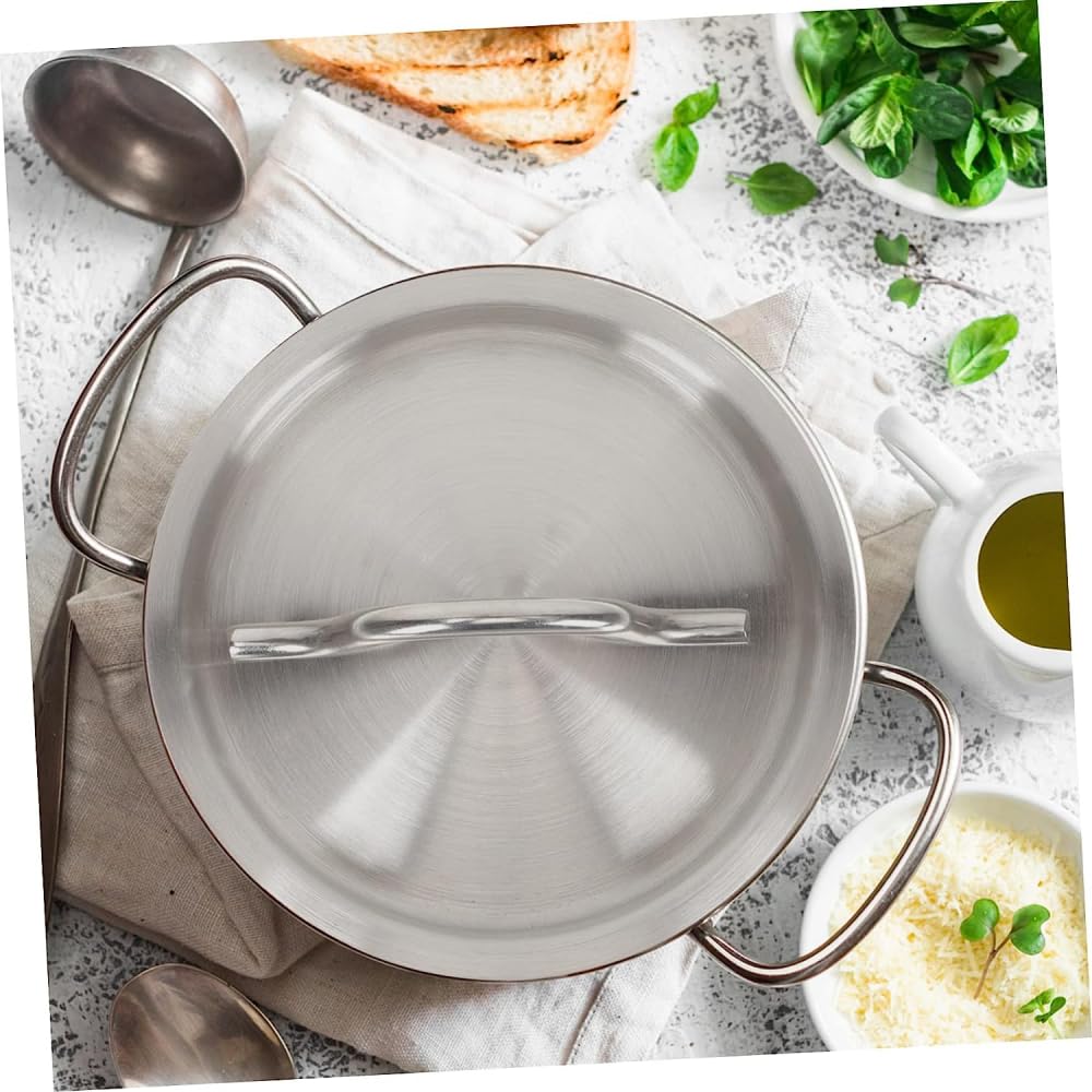 Tapas universales para ollas y sartenes, aceite de cocina multiusos para tapa de acero, tapa de metal, ollas y cacerolas, tapas de repuesto reutilizables -38 cm