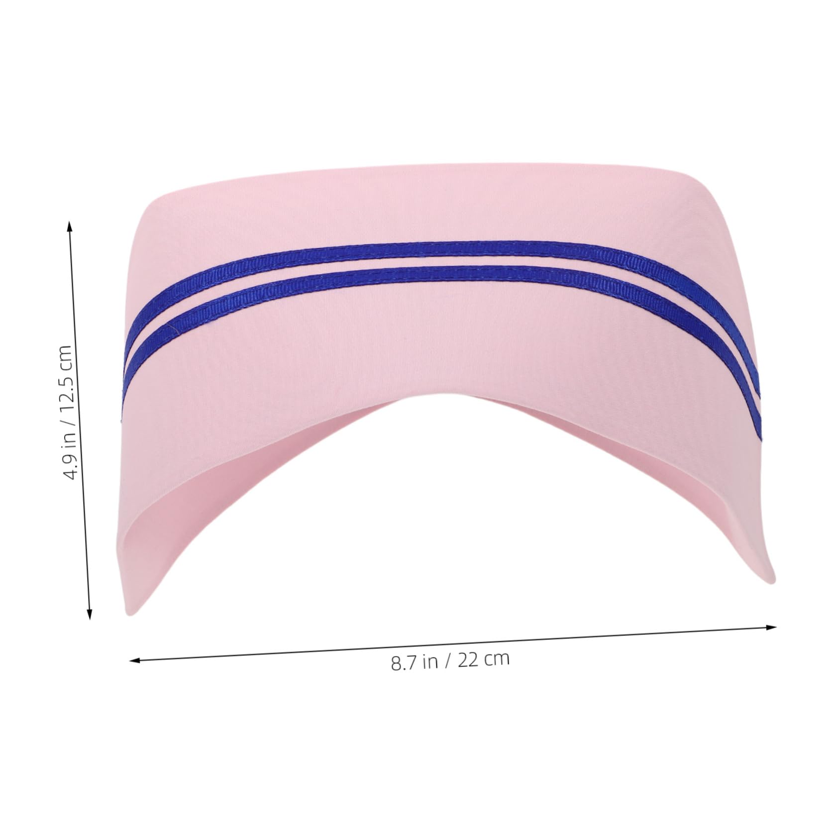 LIFKOME Cute Scrub Cap for Women 2 Pack Nurse Hat Horizontal Bar Professional Nurse Costume Hat for Dress up Medical Role Play