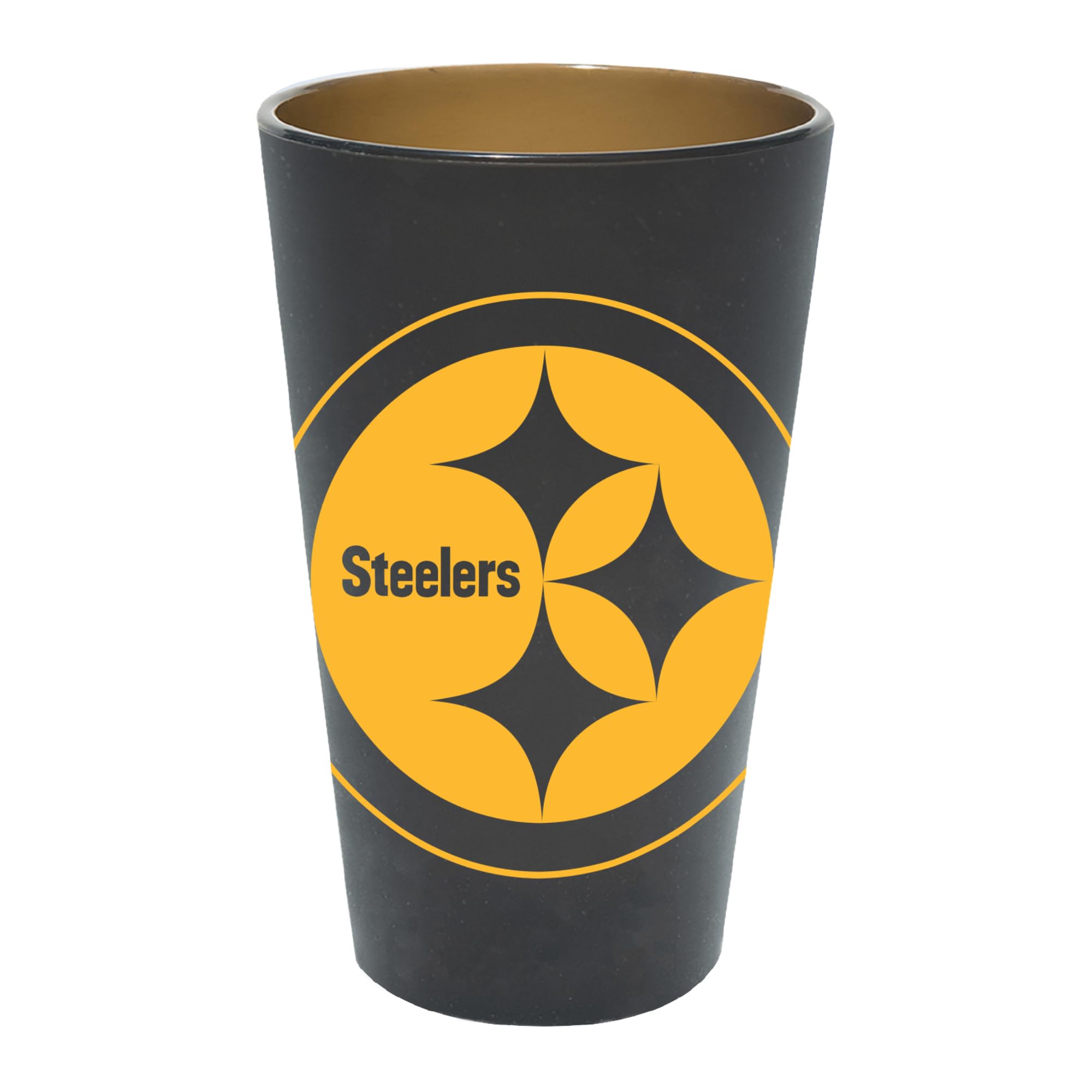 Wincraft NFL Silikon Trinkbecher 470 ml Color Pittsburgh Steelers