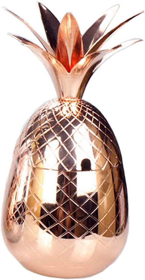 Rose Gold Marble Moscow Mule Mug Set of 2-17oz Solid Copper Cups for Cocktail, Wine, or Beer - Double Walled Mugs with Lid and Straws - Ideal for Bar, Home, and Outdoor Parties -