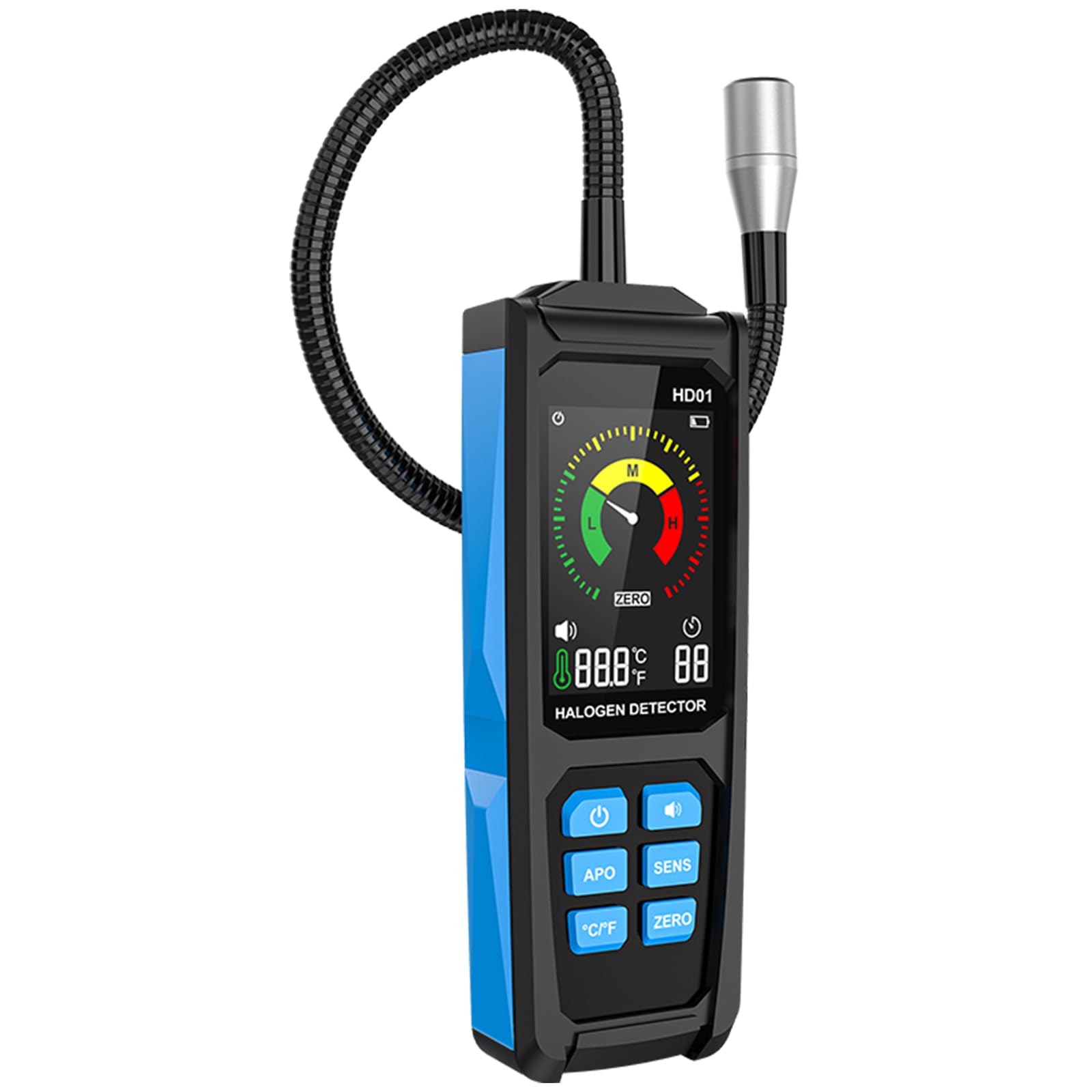 Lightweight ABS Detectors Accurate Leak Detectors Easy to Use for Air Conditioning & Refrigeration Units Leak Transducer