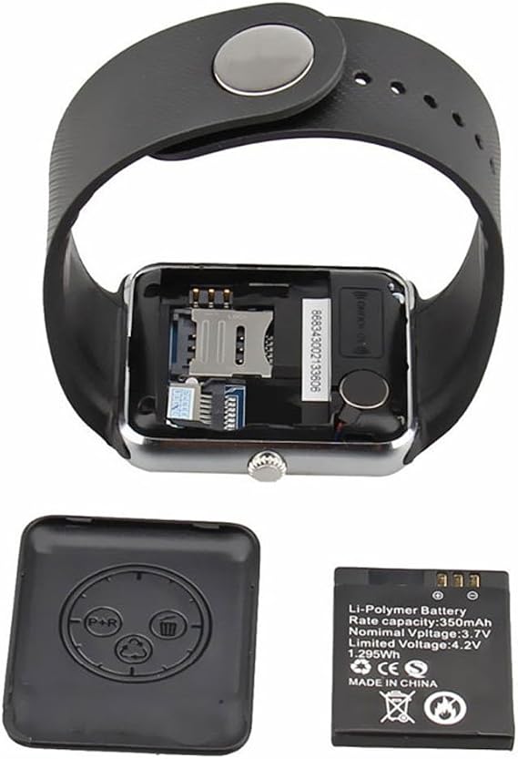 Reloj Celular Smartwatch Gt08 Cámara Bocina Microfono Android Negro Plata :  Amazon.com.mx: Electrónicos