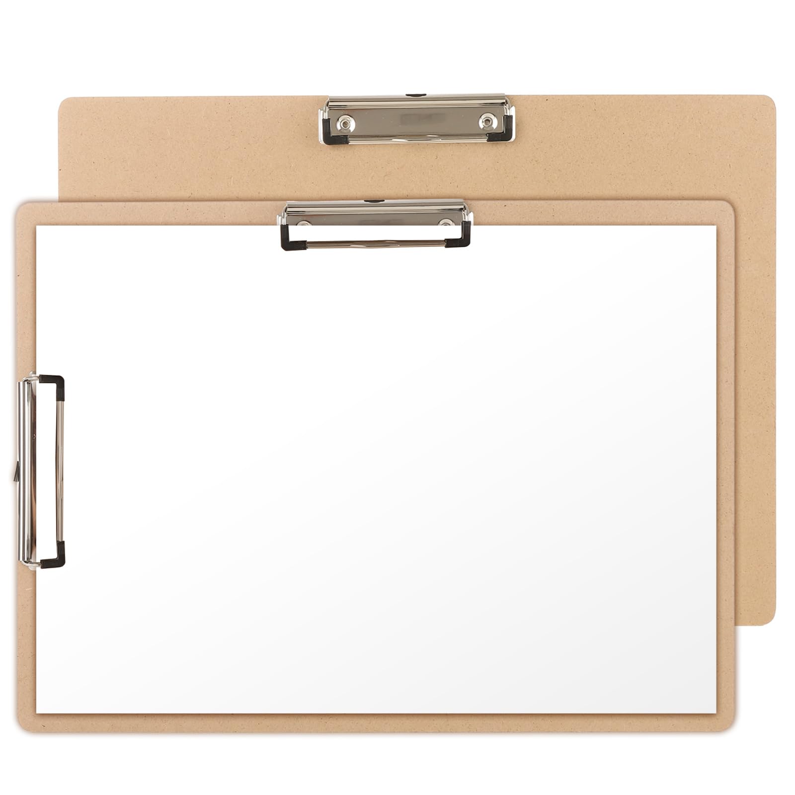Axincardarm A3 Clipboard Wooden Drawing Clipboard Office Double Clip 2 Pcs