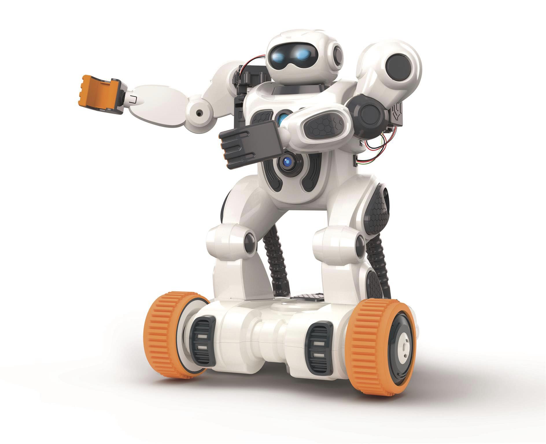 Clementoni Scienza e Gioco Robotics - AIRO PRO, Robot da Assemblare, Bambini 9+ Anni, con APP Dedicata e Tecnologia AI, Imita Movimenti con l'Intelligenza Artificiale, 6 Motori, Lingua Italiana, 19449