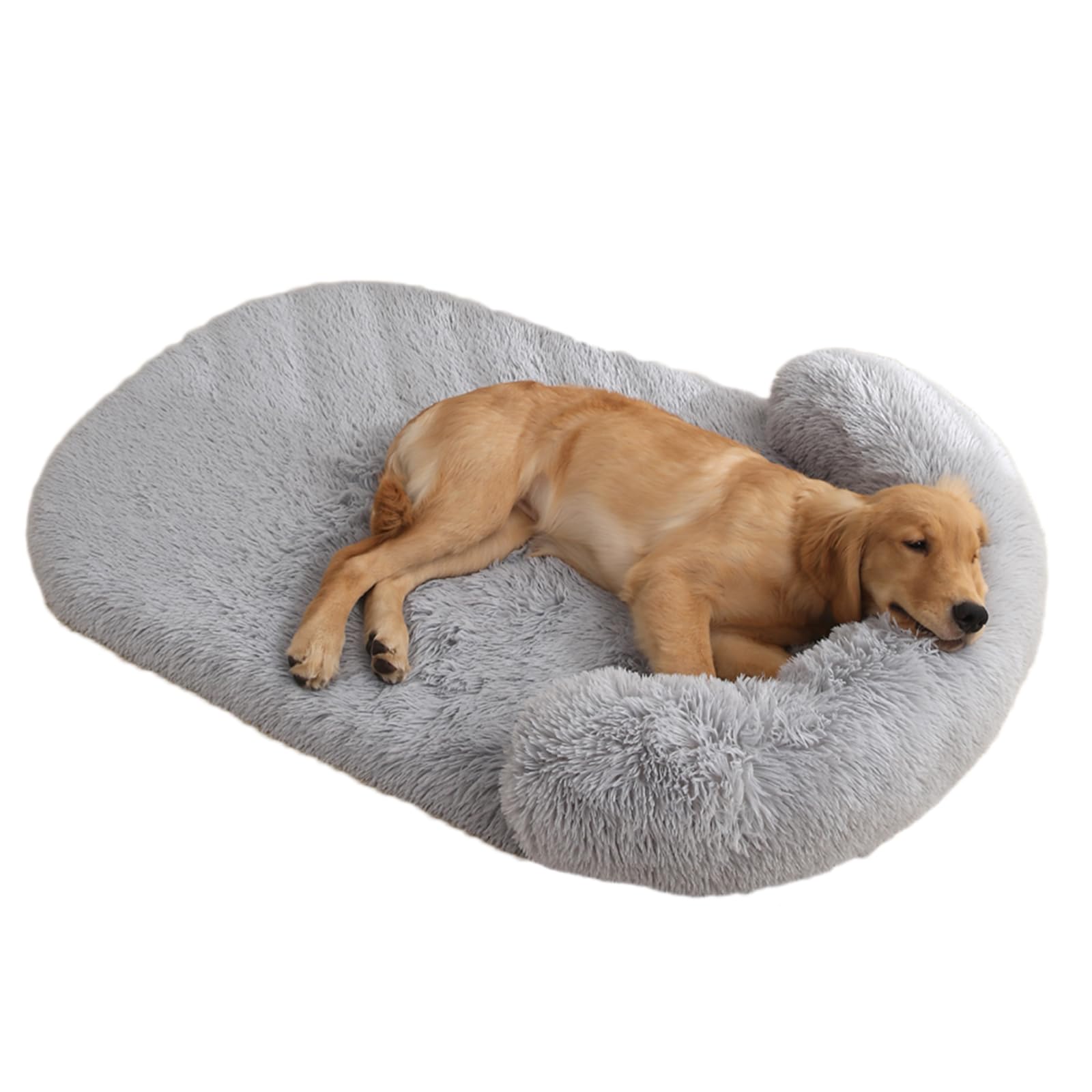 Panier Chien Grande Taille XL (107x69x10 Cm) - Coussin Déhoussable Lavable, Rembourrage Moelleux, Fond Antidérapant - Pour Chiens Jusqu'à 40 Kg