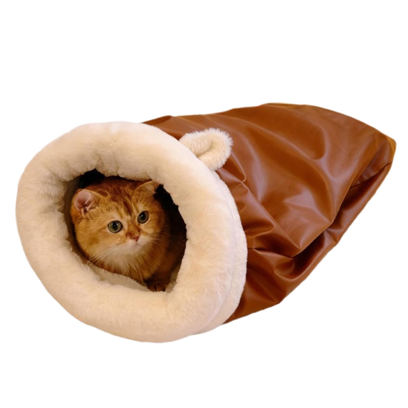 Cama para gatos y manta para acurrucarse ideal para el coche e invierno