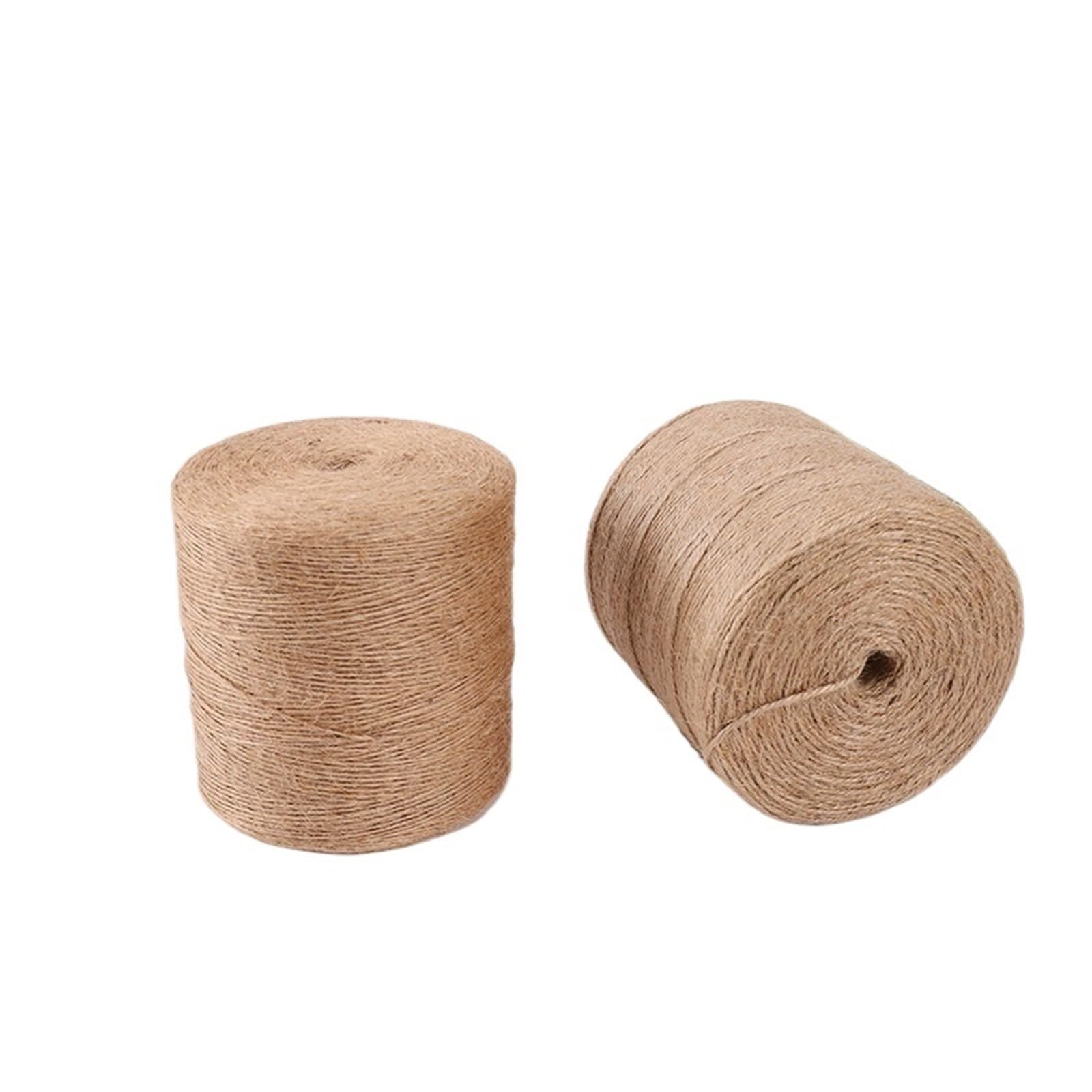 Corda di iuta Corda di canapa a 3 strati, filato naturale intrecciato, spago iuta for fai da te, artigianato, matrimonio, giardino, decorazione