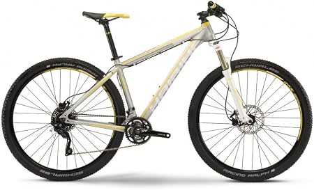 Haibike MTB Big Curve 9,70 883,92 cm Scotch Brite/30-velocità colore  bianco/Giallo Opaco : Sport e tempo libero