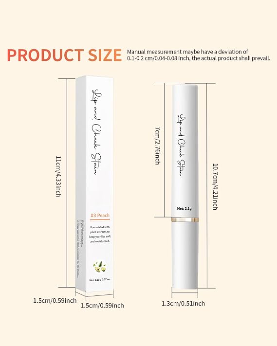 PH Color Changing Lipstick, Waterproof Temperature Color Change Lip Balm, Multi-Use Lip and Cheek Tinted Lip Gloss, Long-Lasting Hydrating Moisturizing Lip Tint, Festival Makeup Gift for Women-01 Pink