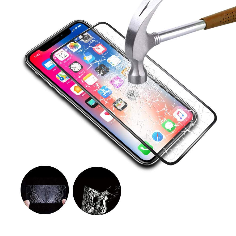 iPhone XR 3D保護ガラス Dragontrail X 100個セット