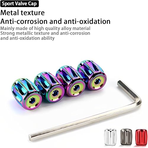 Miniatura 3 de 4 tapas de metal para válvulas de neumáticos de automóvil, cubiertas de válvula de rueda de latón, tapa de neumático a prueba de polvo