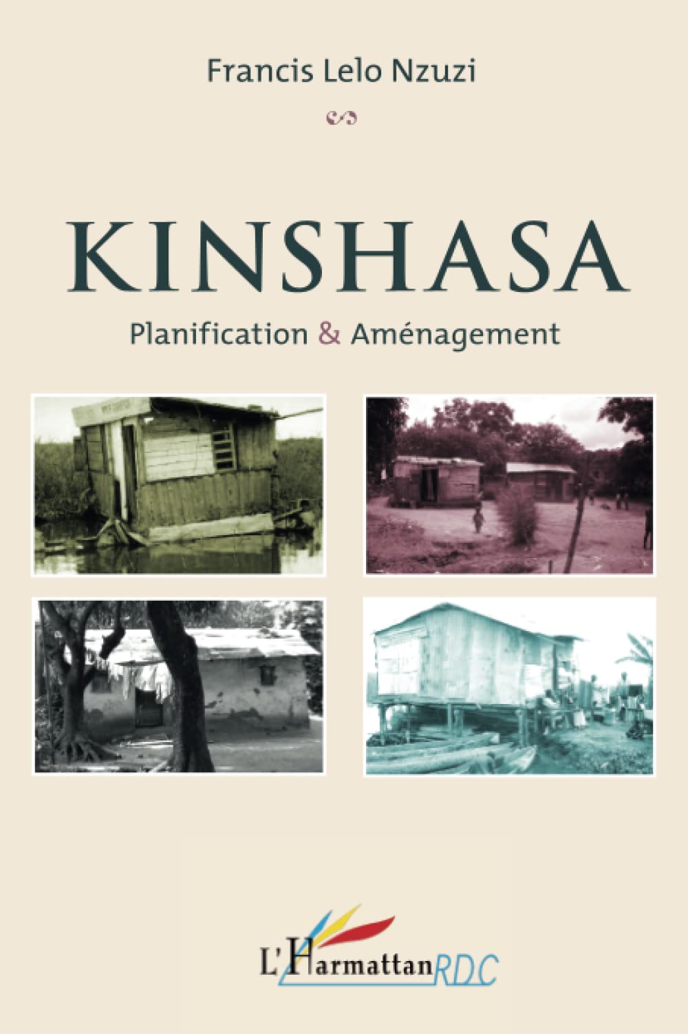 Kinshasa Planification & Aménagement : plan de ville détaillé 120x80cm