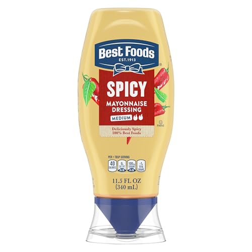 Best Foods Spicy Mayonnaise Spicy For a Rich, Creamy Condiment Made with Real Chili Peppers 11.5 oz