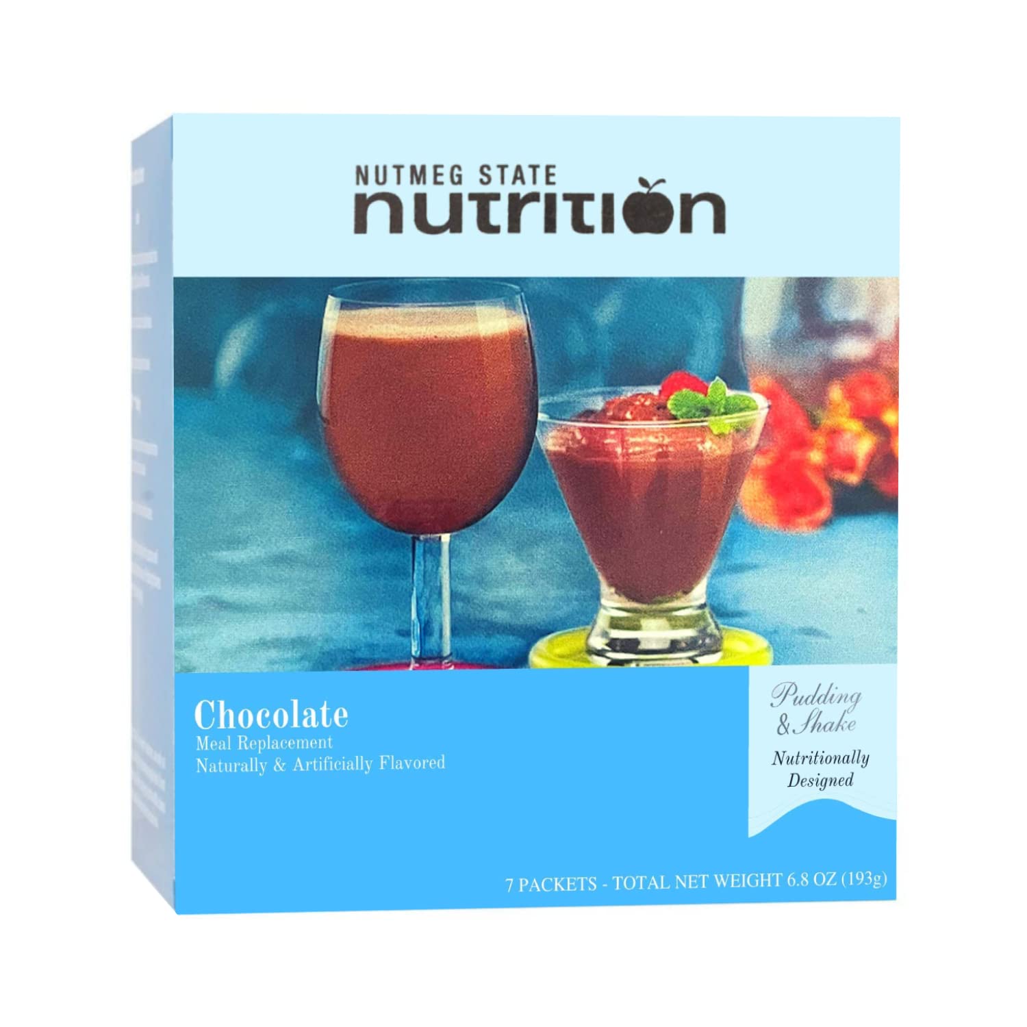 Nutmeg State Nutrition Pudding or Shake, Low Calories