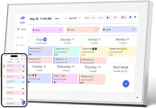 FRAMEO Marco de fotos digital, marco de fotos digital WiFi de 10.1 pulgadas con pantalla táctil IPS HD de 1280 x 800, almacenamiento de 32 GB de disponible en Yaxa Guatemala