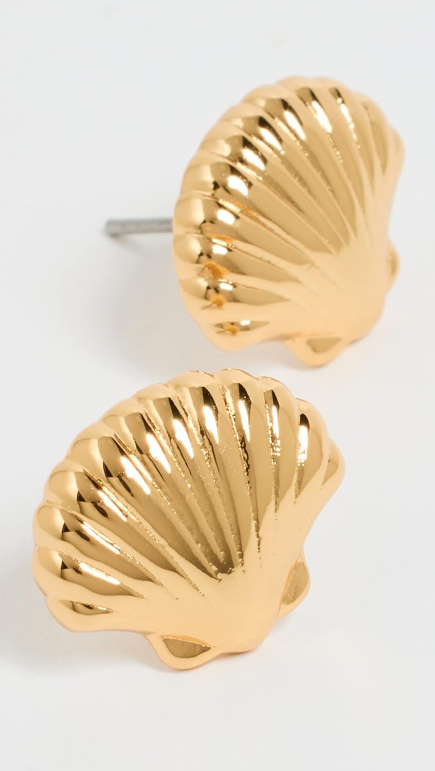 Lele Sadoughi Women's Coquille Stud Earrings - Image 3