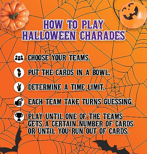 Halloween Charades - The Perfect Halloween Party Game - This Original Charades Game Has Characters Like Count Dracula And More From Your Favorite Halloween Horror Movies And Halloween Tv Shows! #TOP2