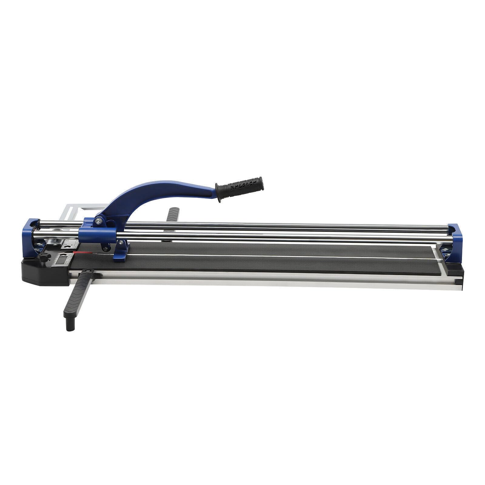 Máquina de corte de baldosas, 800mm 15mm rodamiento de bolas de porcelana hoja de cerámica profesional máquina de corte manual (azul)