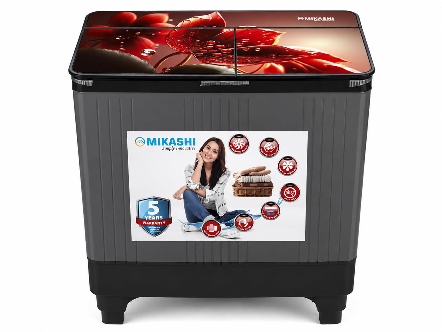 Mikashi 7.5 Kg Semi Automatic Washing Machine-image-49