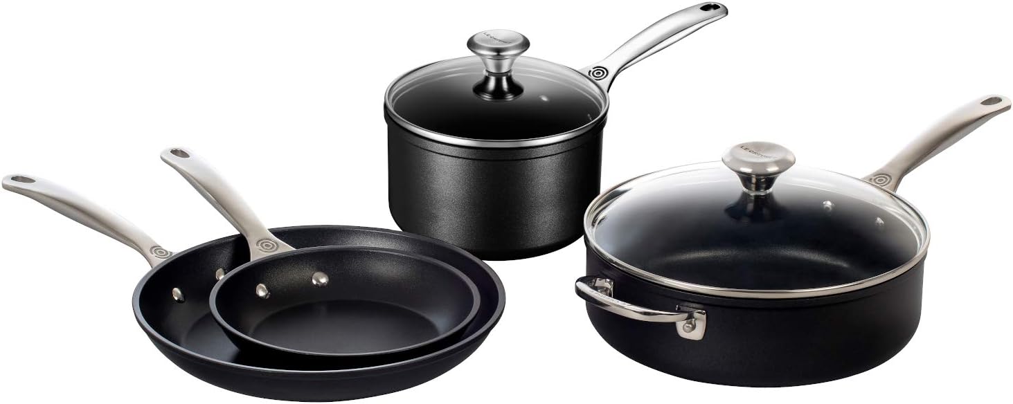 Toughened Nonstick PRO Cookware Set, 6 pc.
